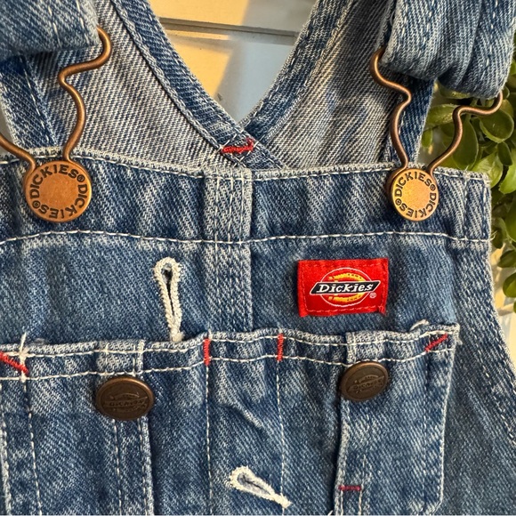Toddler Dickies Denim Overalls - Picture 3 of 8